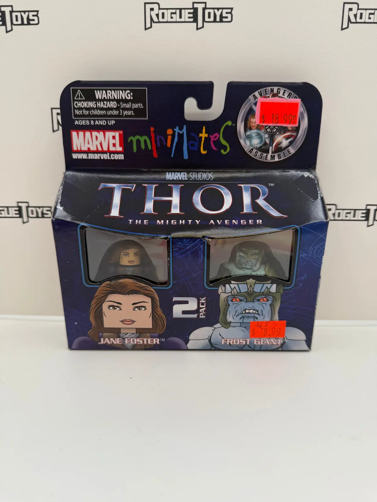 Diamond Select Toys Marvel Minimates Thor: The Mighty Avenger Jane Foster & Frost Giant 2-Pack 1