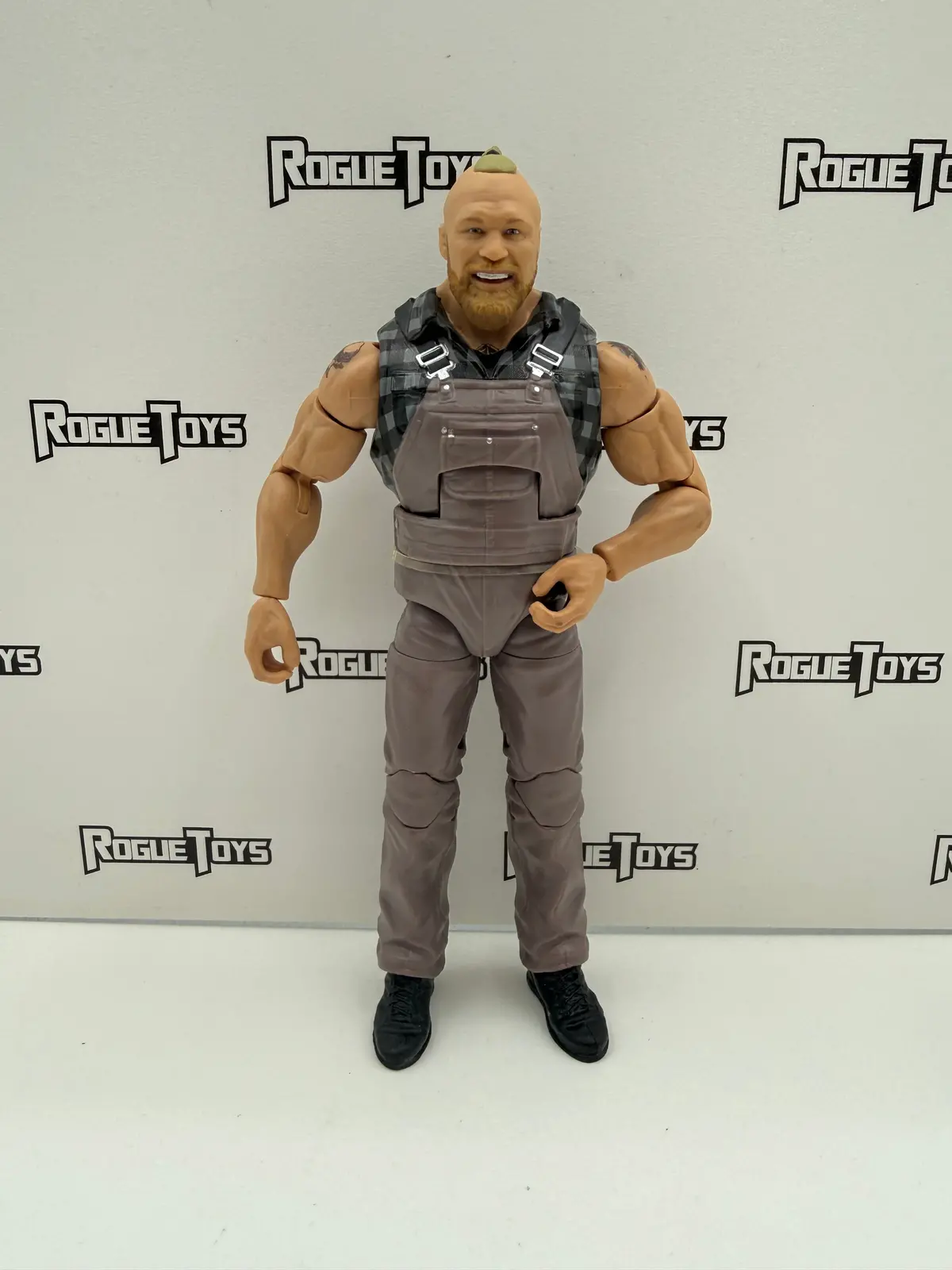 Mattel Wwe Elite Collection Series 99 Brown Overalls Brock Lesnar 1