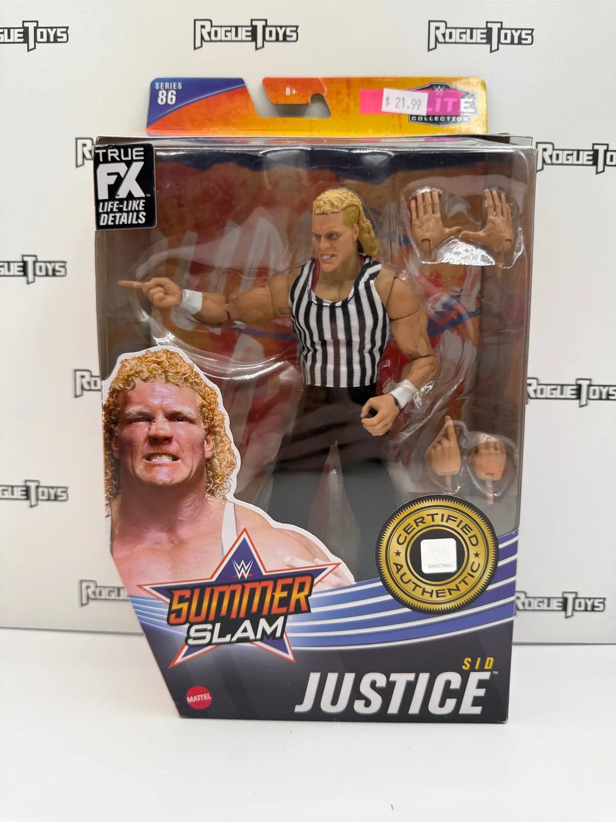 Mattel Wwe Elite Collection Series 86 Sid Justice 1