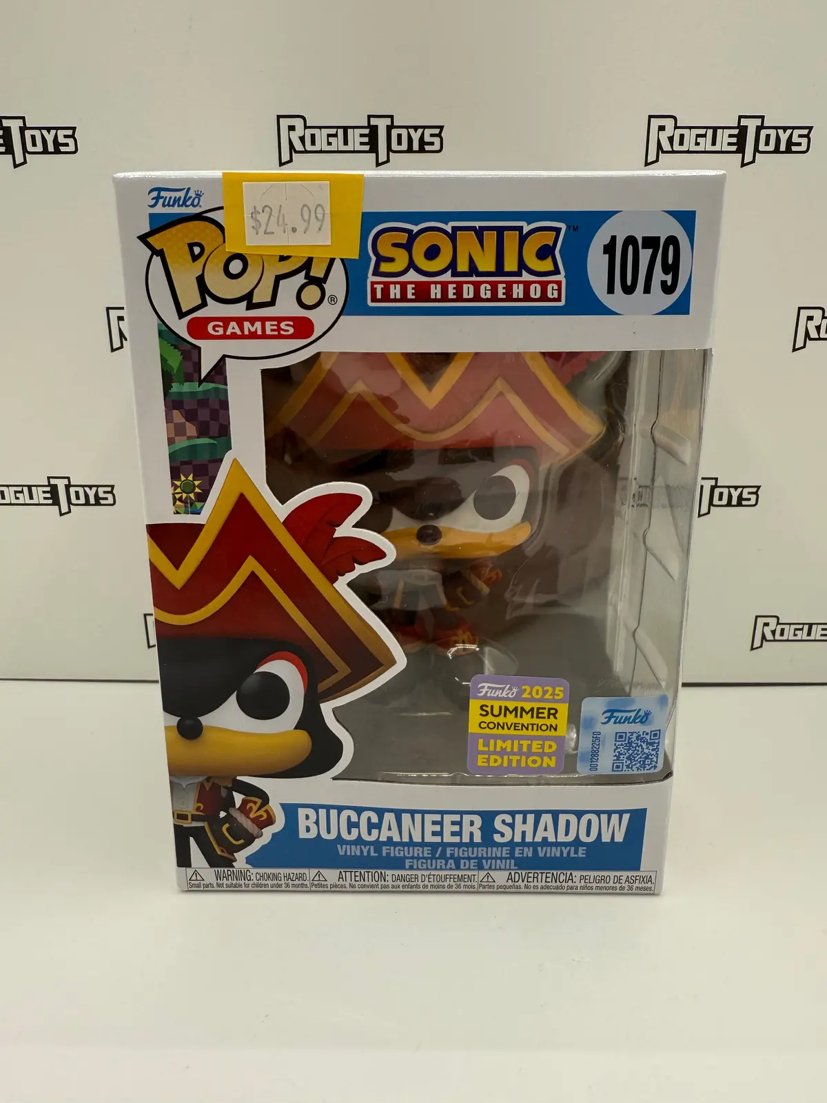 Funko Pop! Games Sonic The Hedgehog Buccaneer Shadow (Funko 2025 Summer Convention Limited Edition) 1