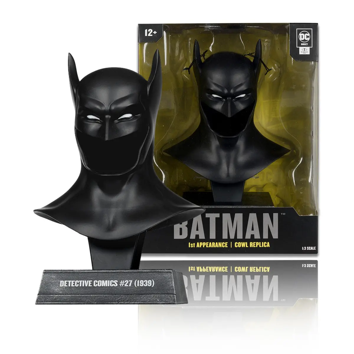 Mcfarlane: Dc Direct - Batman Detective Comics #27 (1St Appearance) 1:3 Scale Cowl Prop Replica 17916 Low Stock 1