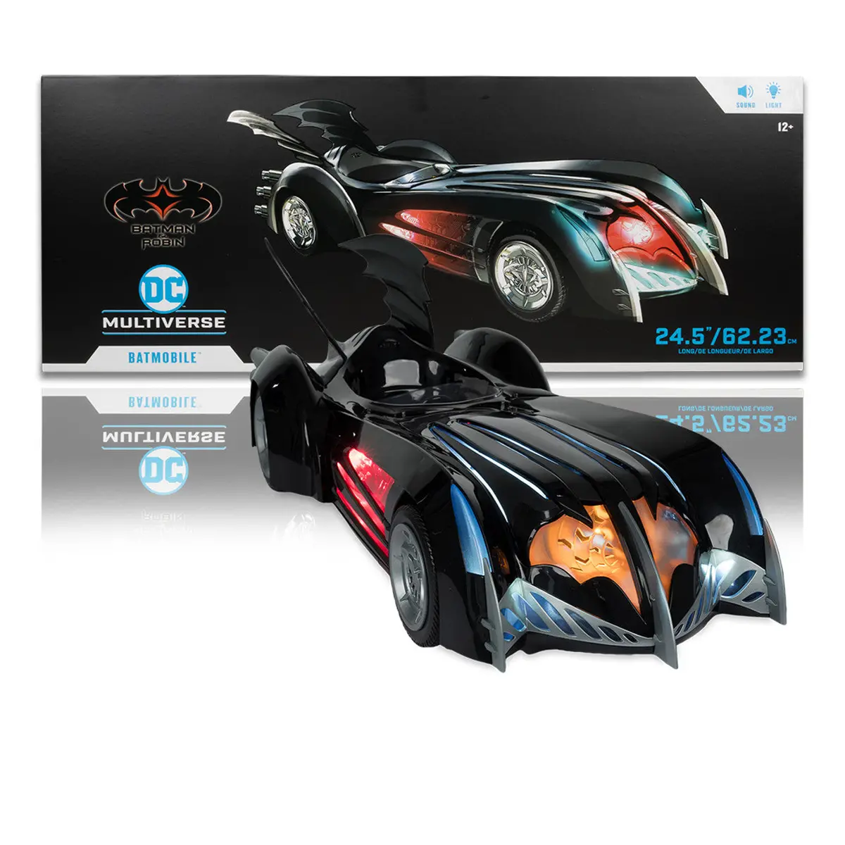 Mcfarlane Toys - Dc Multiverse - Batman & Robin (1997) - The Batmobile Vehicle (15068) Low Stock 1