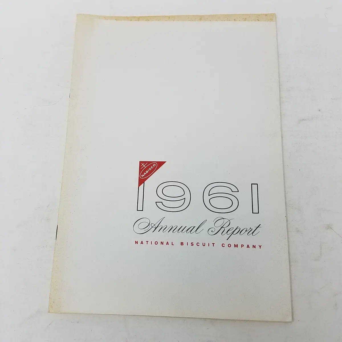 1961 Nabisco National Biscuit Company Annual Report Shareholders Financials 1