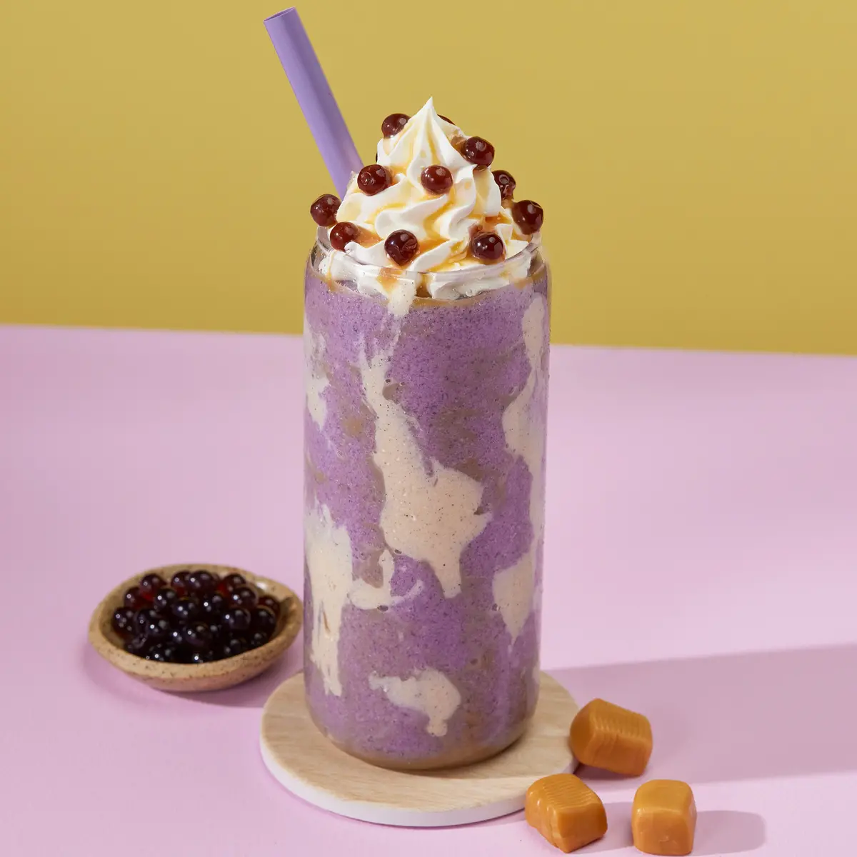 Whipped Tiger Taro Boba 1