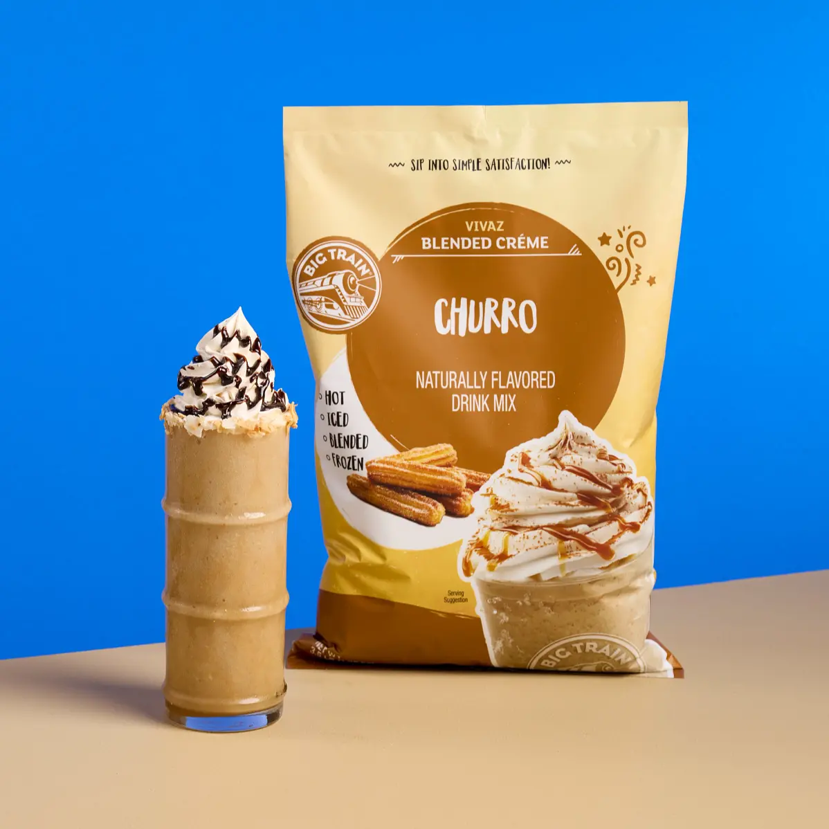 Caramel Coconut Churro Frappe 1