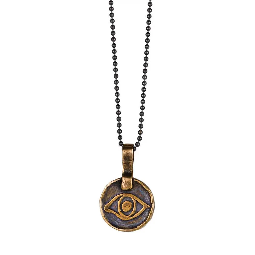 Blink Of An Eye Necklace In Bronze 1