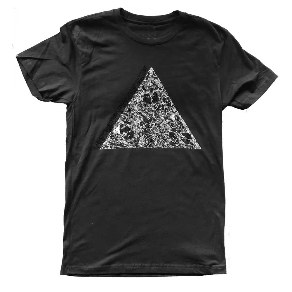 Love Triangle White Print T-Shirt - Trevor Project 1