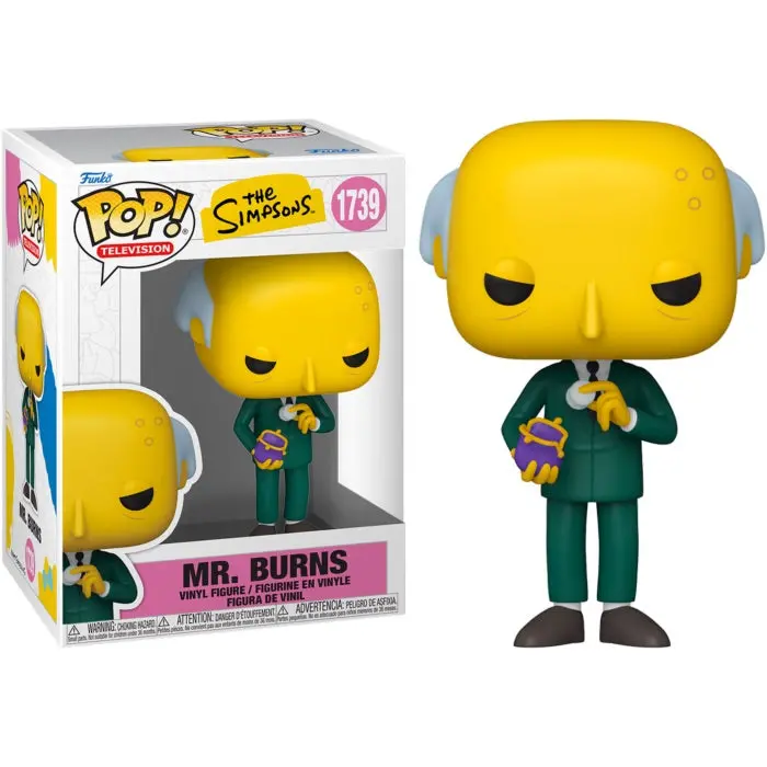 Funko Pop! Television - #1739 - The Simpsons - Mr. Monty Burns (With Wallet) Vinyl Figure (86408) 1