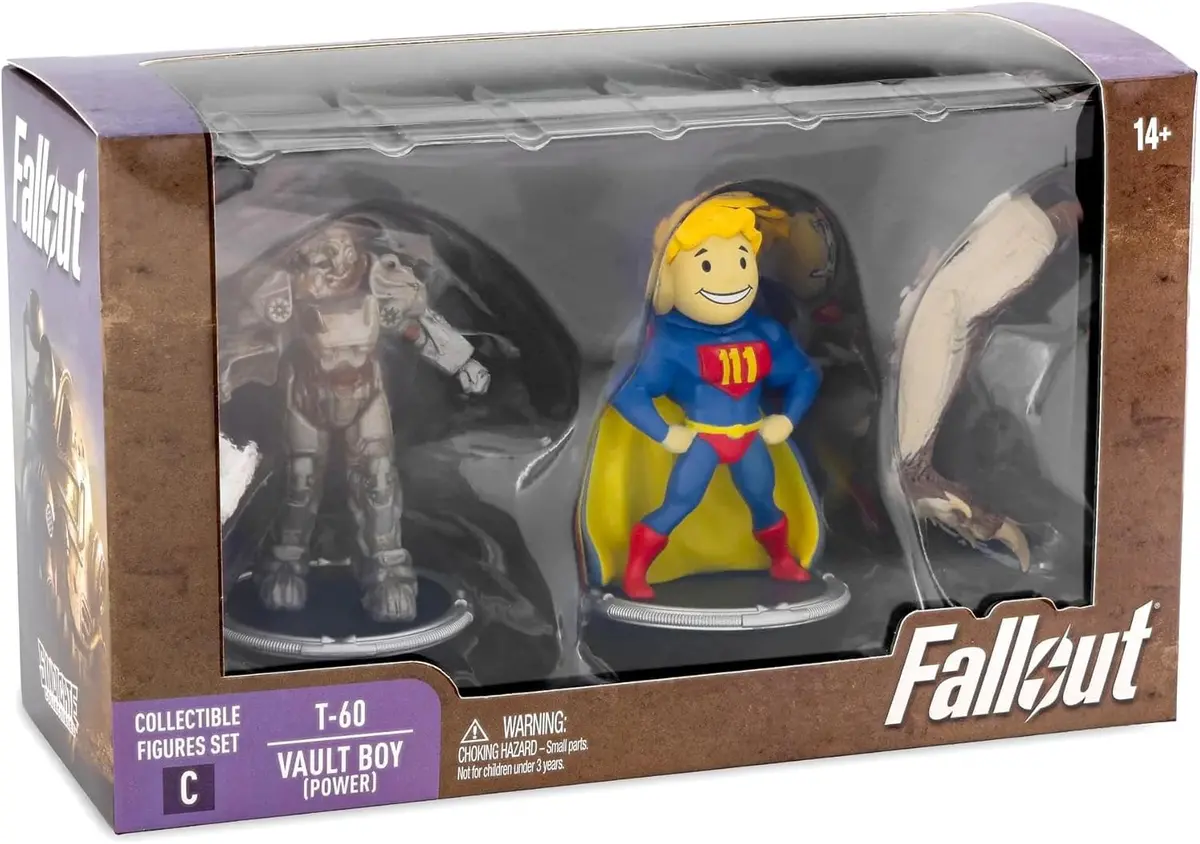 Syndicate Collectibles - Fallout - Set C - T-60 Power Armor And Vault Boy (Power) Figures (63152) 1