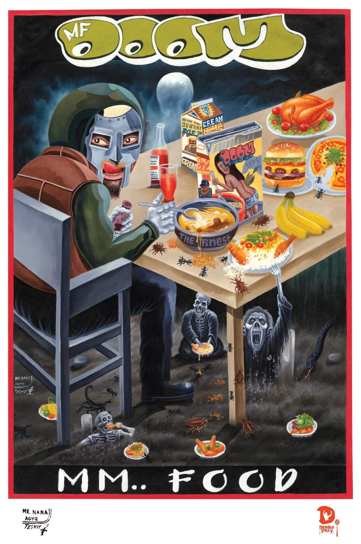 Mf Doom Mm..Food (High Quality Print) - Mr. Nana Agyq 1