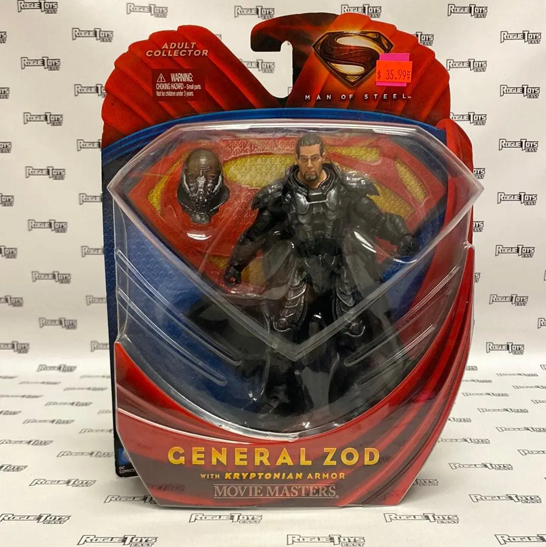 Mattel Dc Comics Movie Masters Man Of Steel General Zod With Kryptonian Armor 1