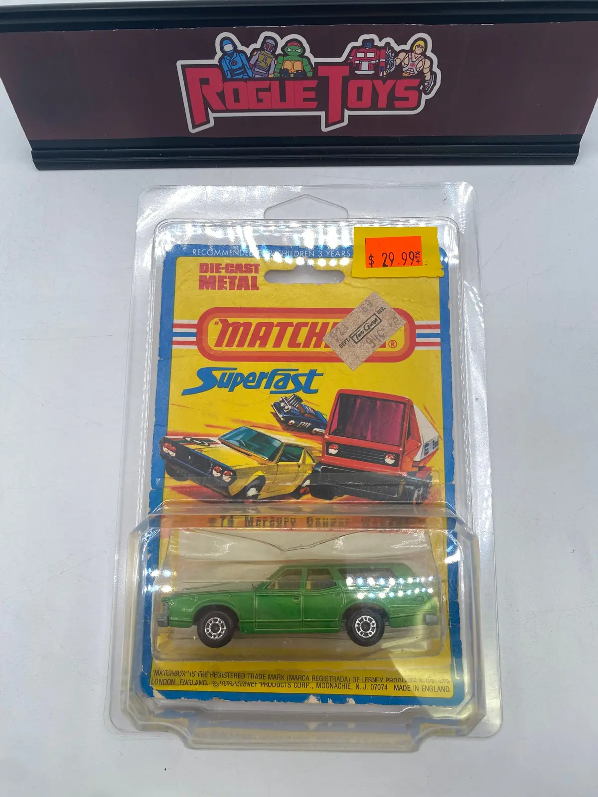 Matchbox Superfast Die-Cast Metal #74 Mercury Cougars Wagon 1