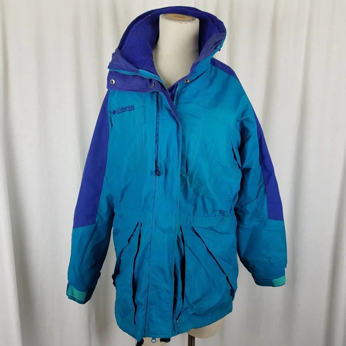 Columbia Double Whammy 3-In-1 Winter Parka Double 2 Jacket Womens S Colorblock 1