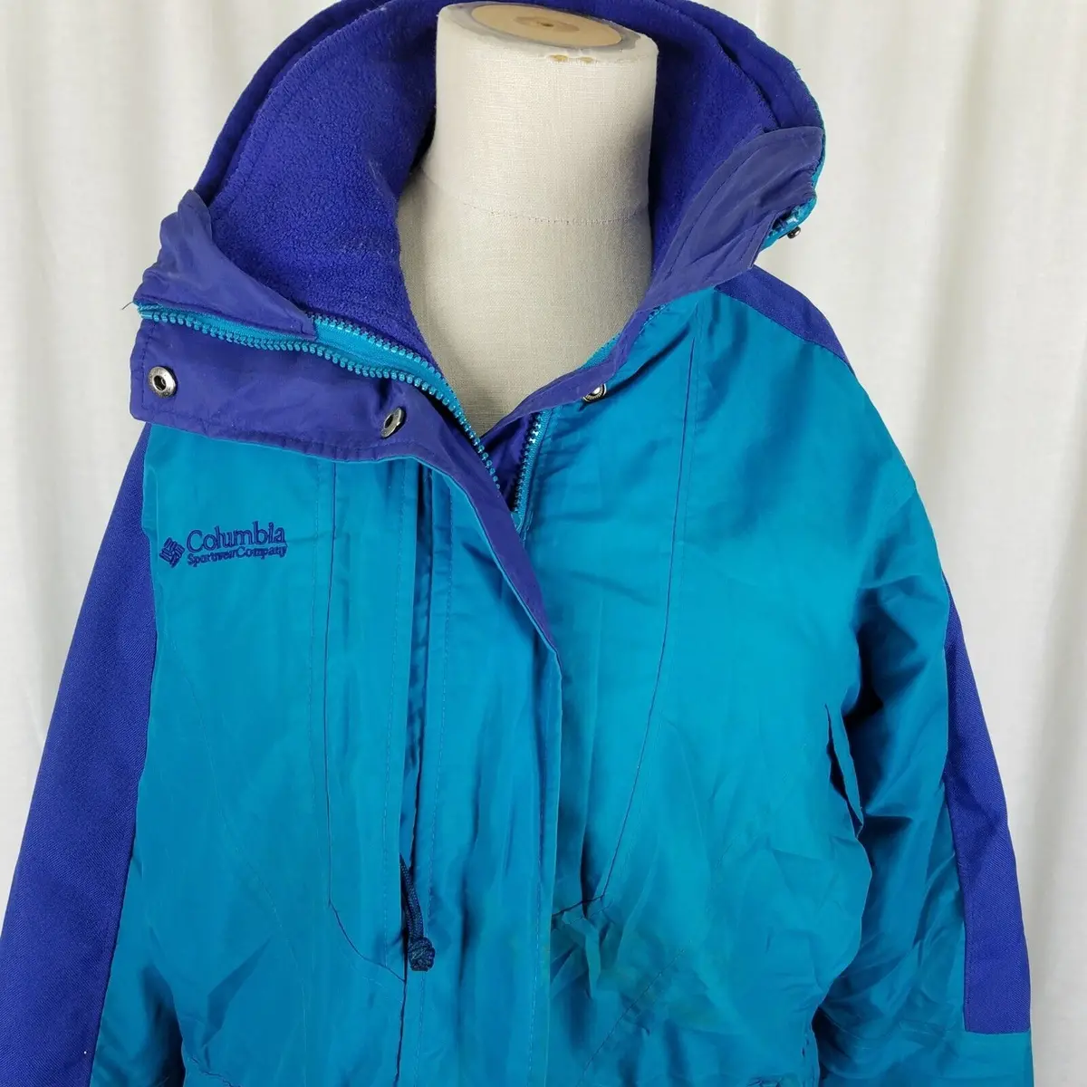 Columbia Double Whammy 3-In-1 Winter Parka Double 2 Jacket Womens S Colorblock 2