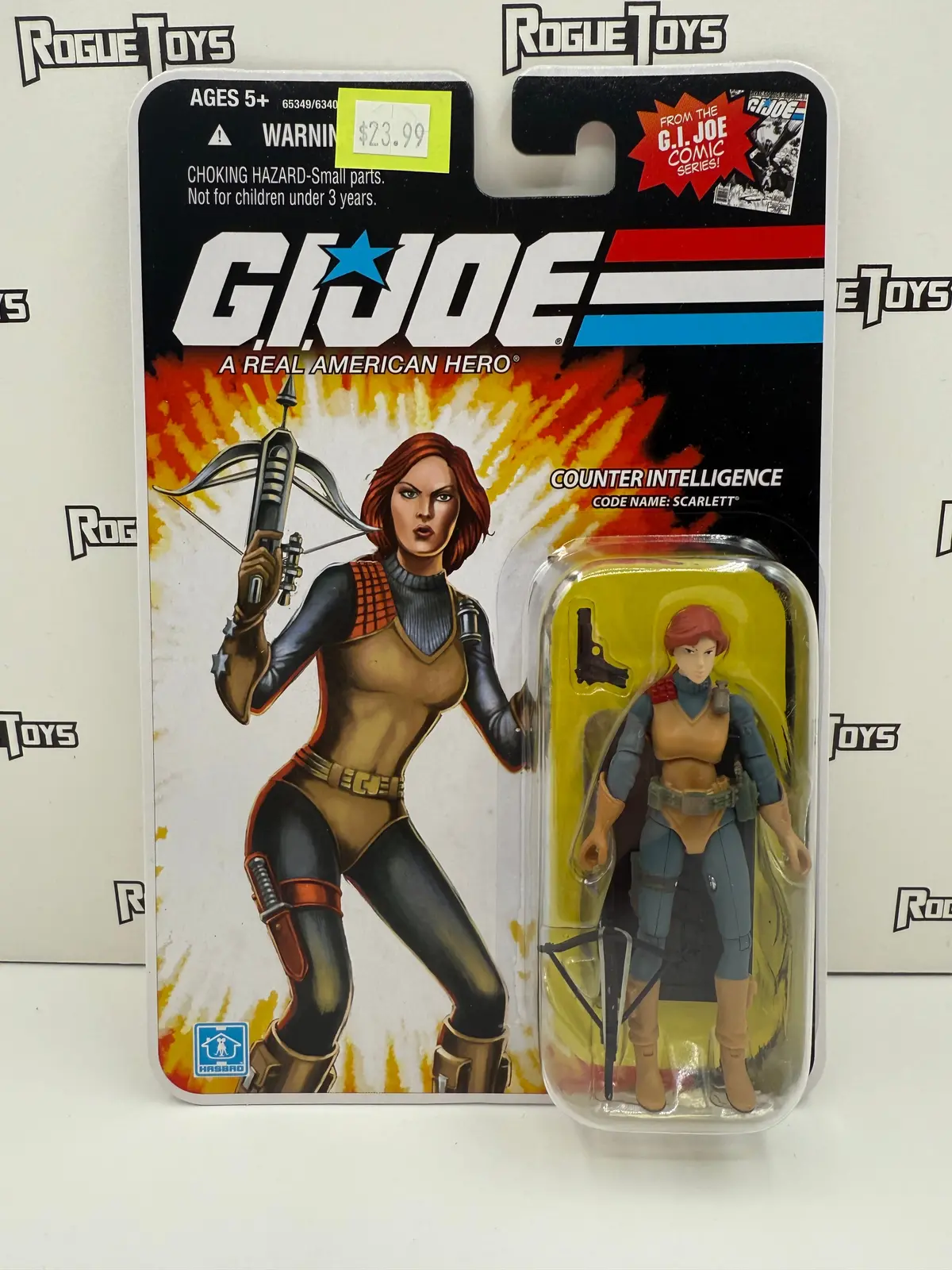 Hasbro G.I. Joe A Real American Hero (Arah) Comic Series Counter Intelligence Scarlett 1