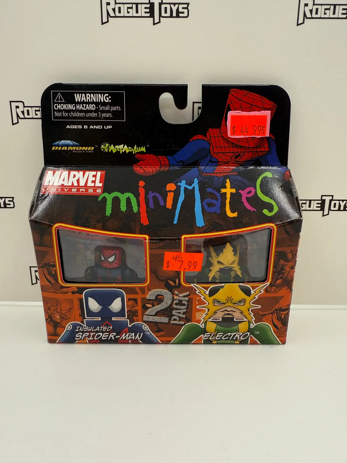 Diamond Select Toys Marvel Universe Minimates Insulated Spider-Man & Electro 2-Pack 1