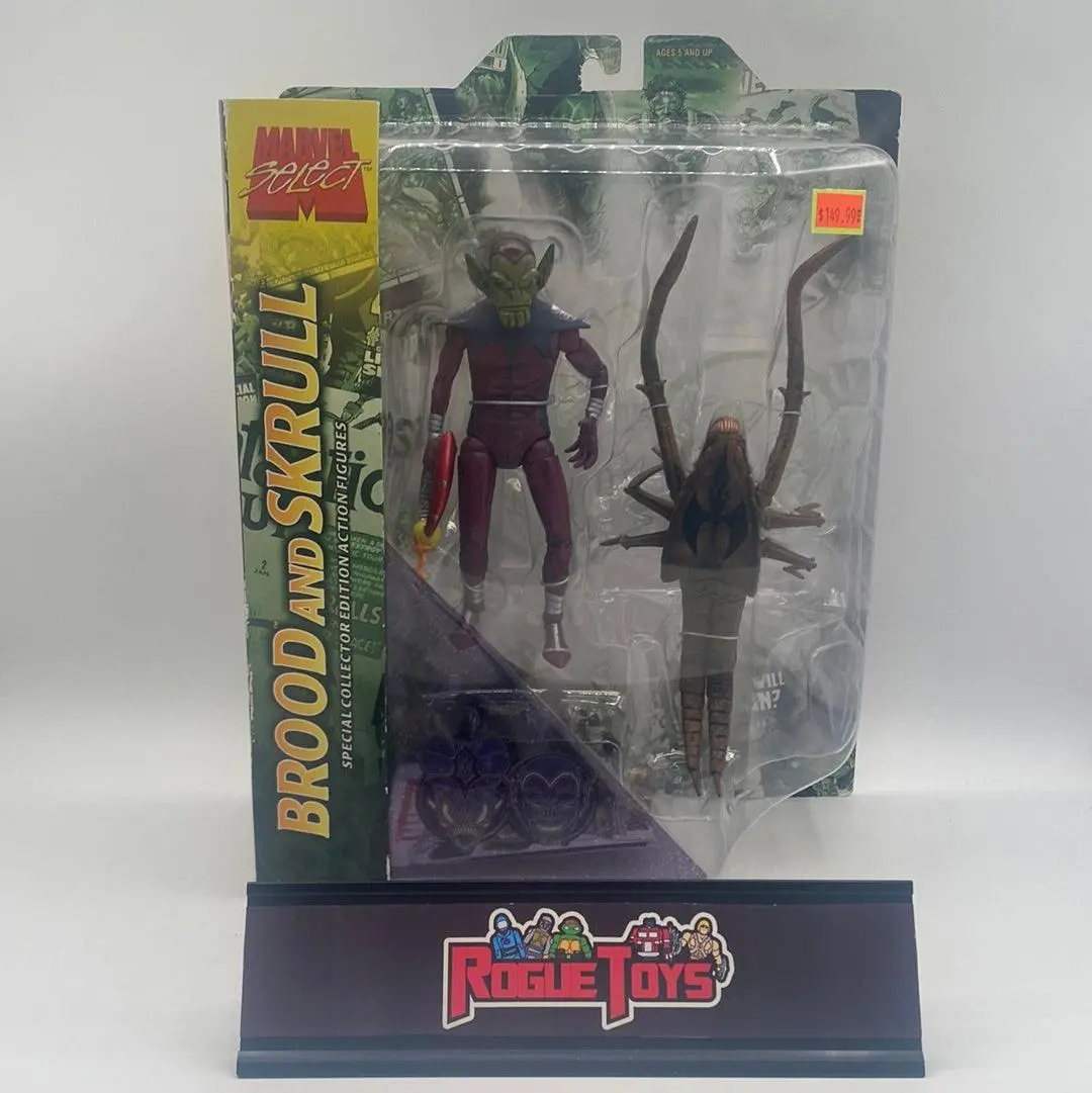 Diamond Select Marvel Select Brood And Skrull Special Collector Edition Action Figures 1