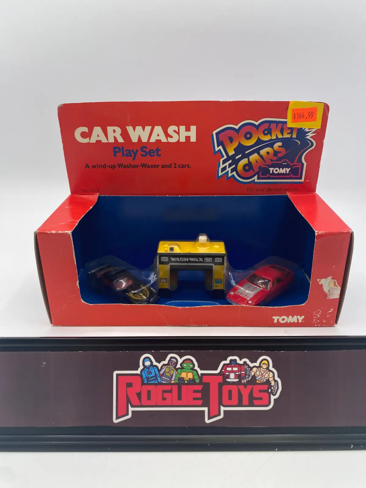 Tomy 1983 Pocket Cars Car Wash Play Set 1