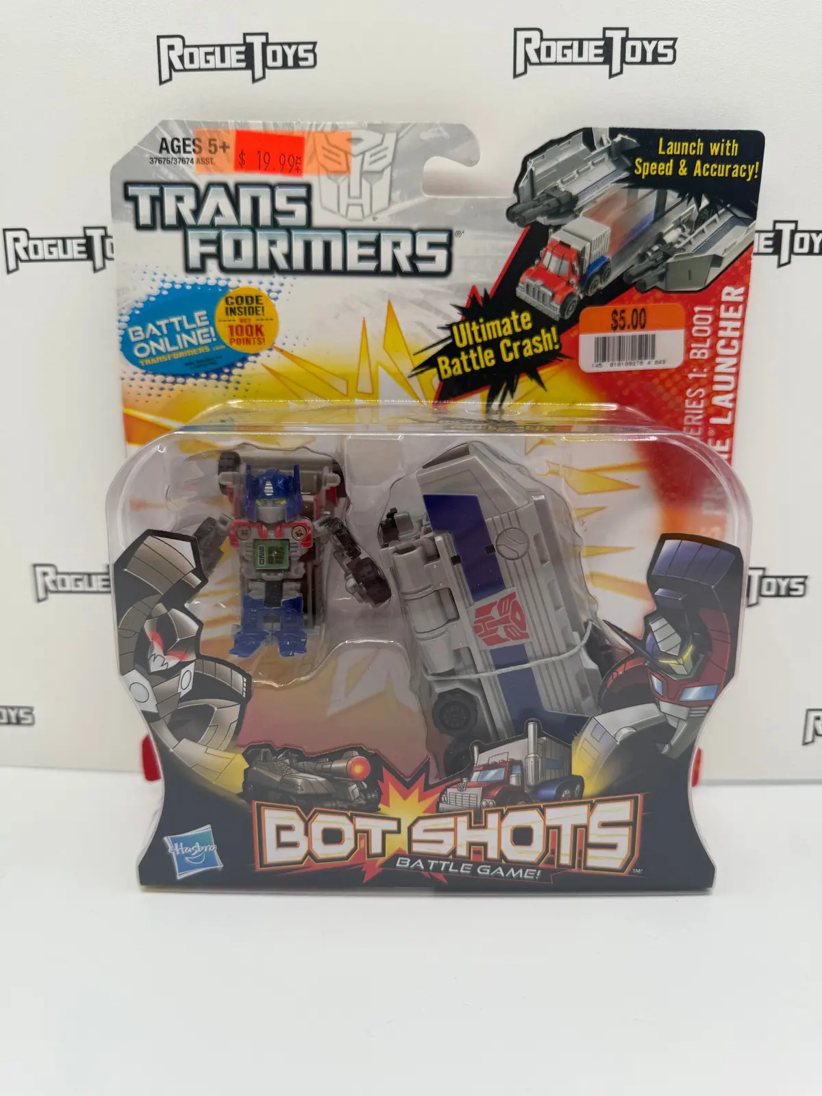 Hasbro Transformers Bot Shots Bot Shot Launchers Autobot Optimus Prime With Trailer Launcher 1