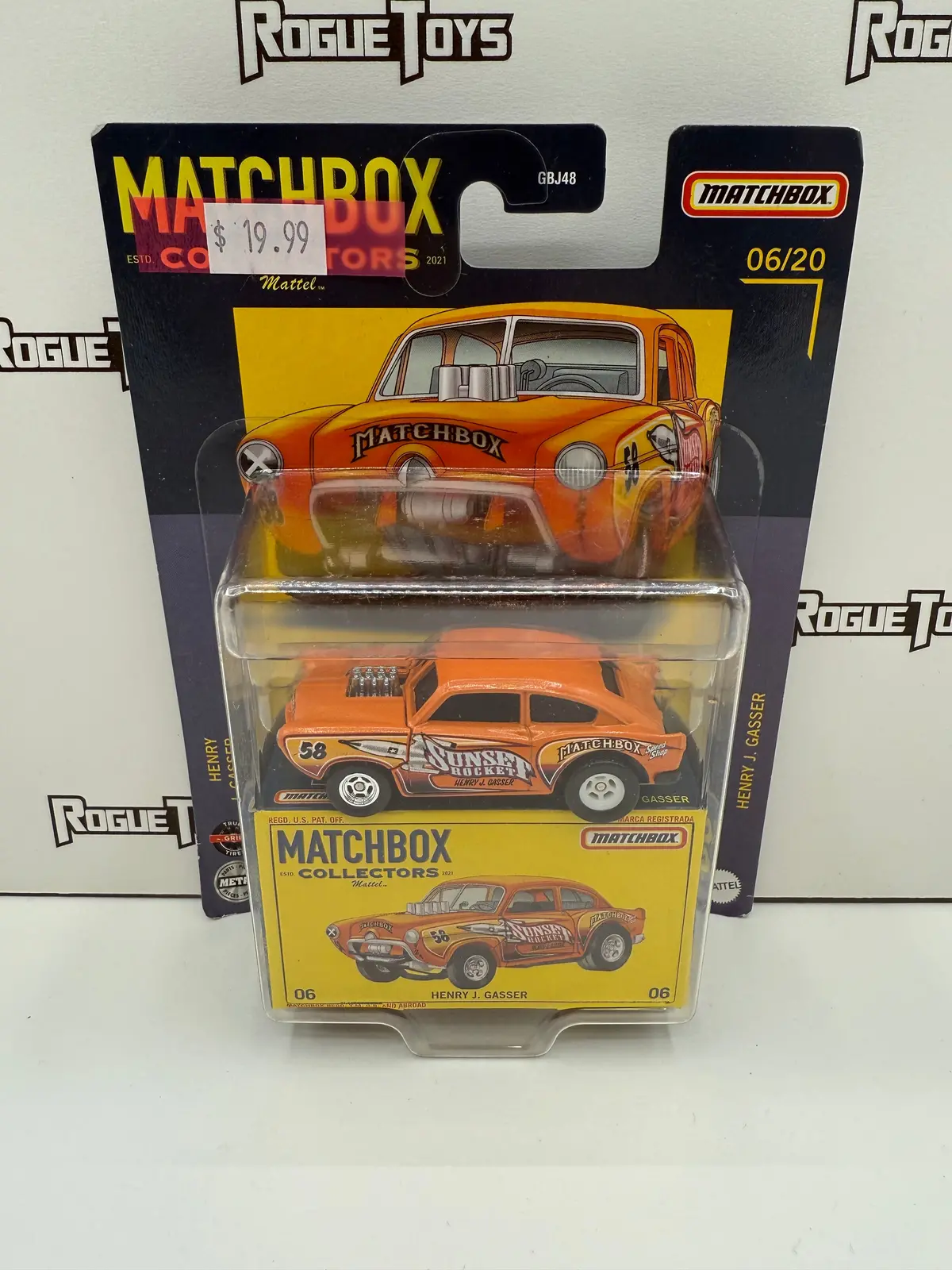 Mattel Matchbox Collectors 06/20 Henry J. Gasser 1