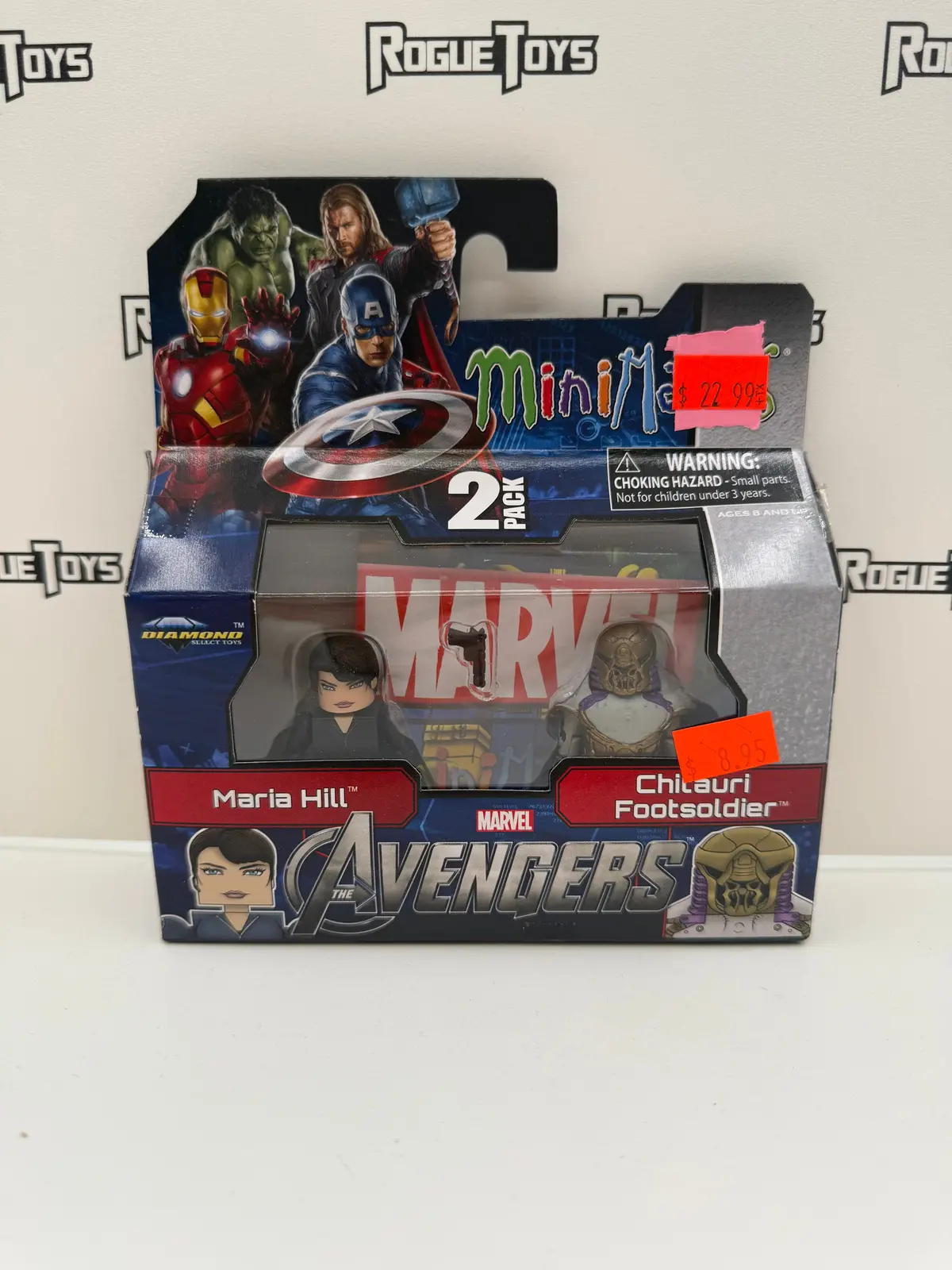 Diamond Select Toys Marvel Minimates The Avengers Maria Hill & Chitauri Footsoldier 2-Pack 1