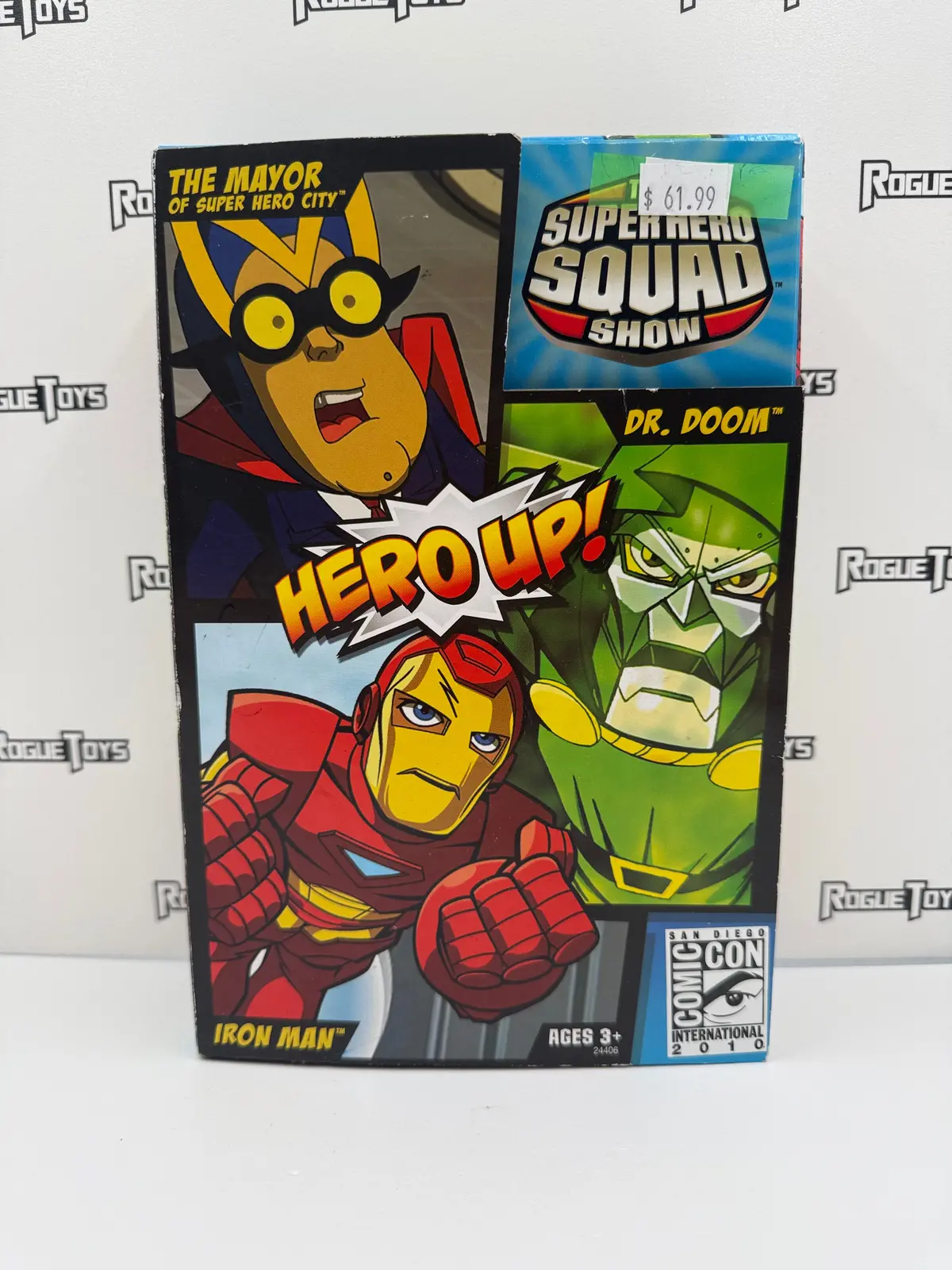 Hasbro The Super Hero Squad Show 3-Pack The Mayor Of Super Hero City / Dr. Doom / Iron Man (Sdcc 2010 Exclusive) 1