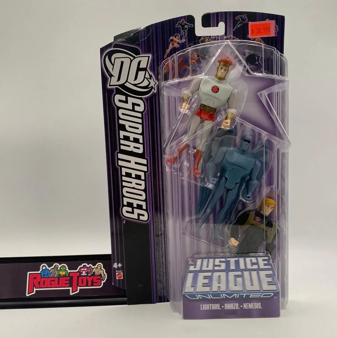 Mattel Dc Super Heroes Justice League Unlimited Lightray | Amazo | Nemesis 1