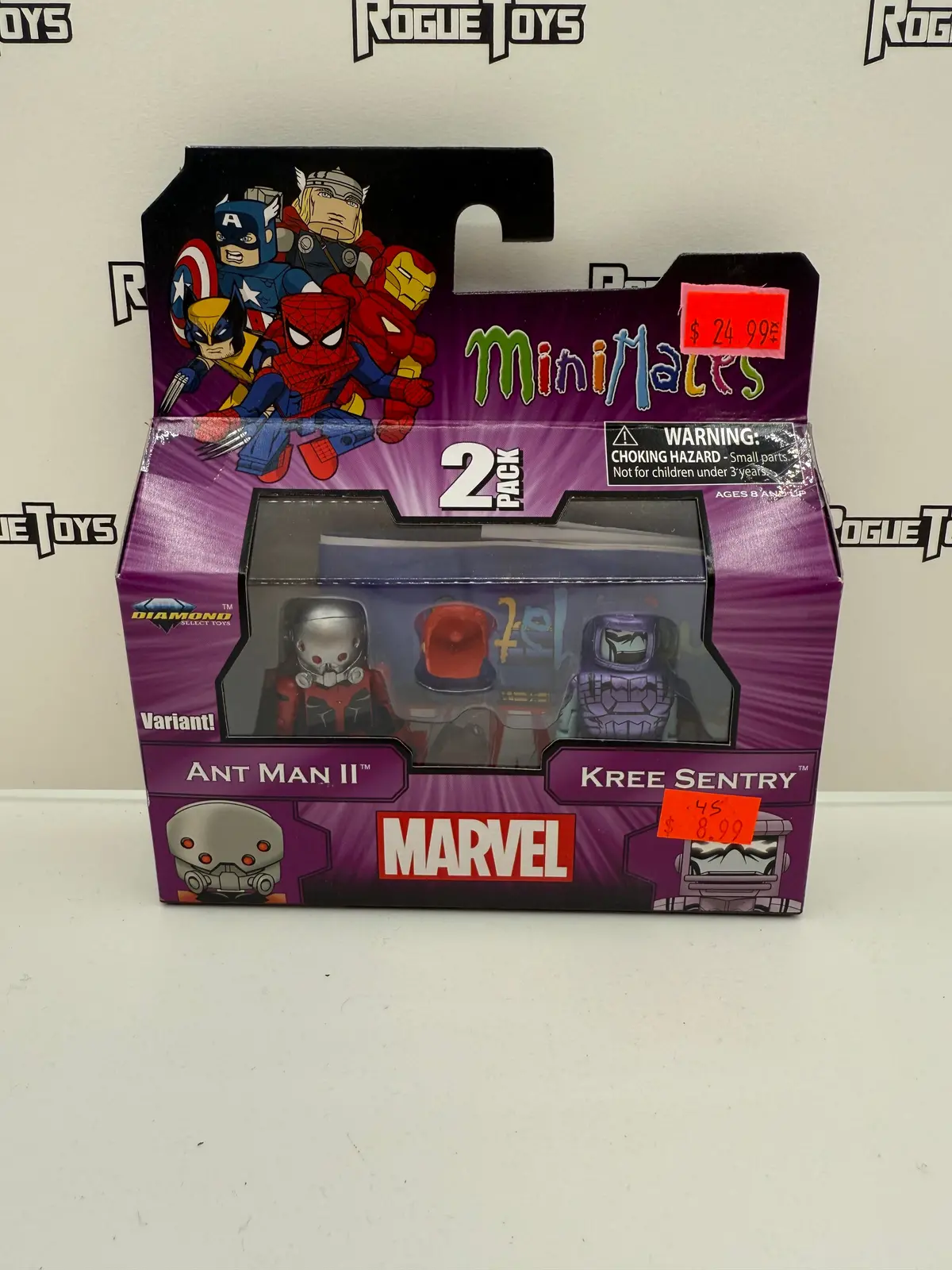 Diamond Select Toys Marvel Minimates Ant Man Ii & Kree Sentry Variant 2-Pack 1