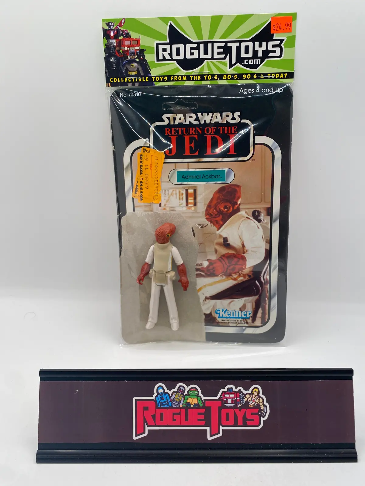 Kenner Star Wars: Return Of The Jedi Admiral Ackbar (Incomplete With Original Card) 1