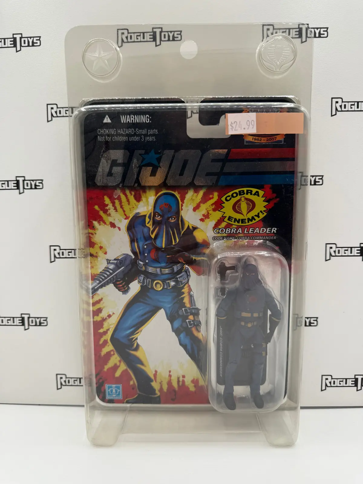 Hasbro G.I. Joe 25Th Anniversary Cobra Enemy! Cobra Leader Cobra Commander 1