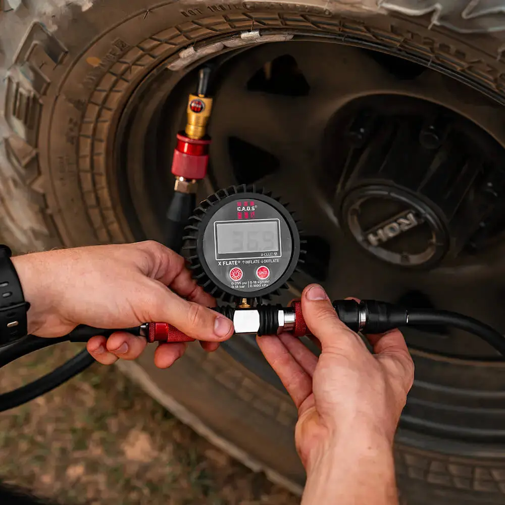 Caos X Flate Tyre Inflate-Deflate And Pressure Gauge 1