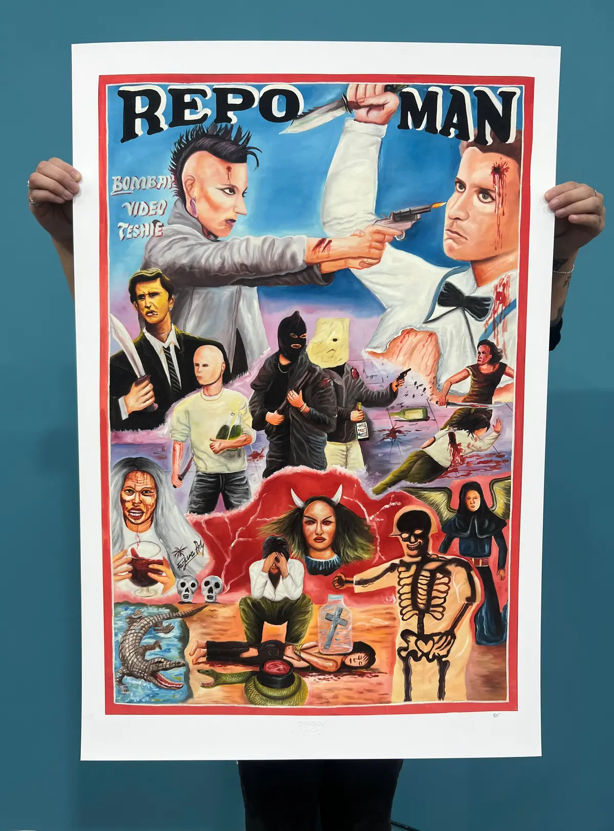 Repo Man - Limited Edition Archival Giclée Print From Static Medium By Farkira 1
