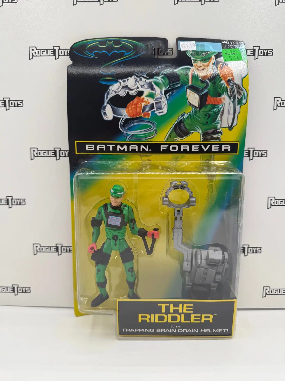Kenner Batman Forever The Riddler With Trapping Brain-Drain Helmet! 1