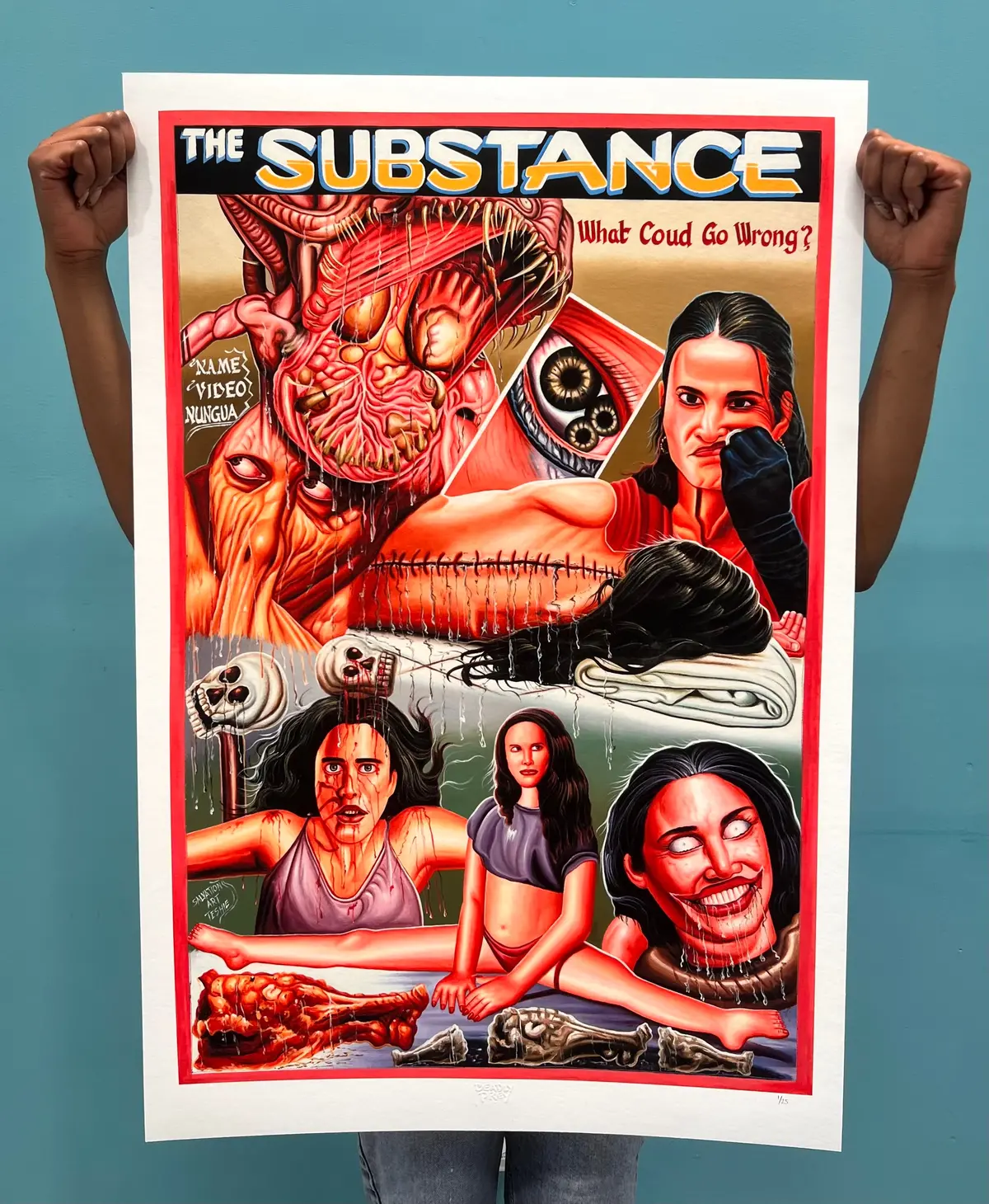 The Substance - Limited Edition Archival Giclée Print From Static Medium By Salvation 1