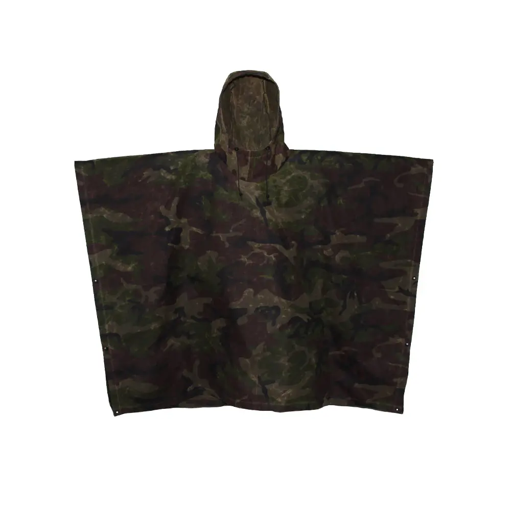 Oilcloth Poncho - Camo 1