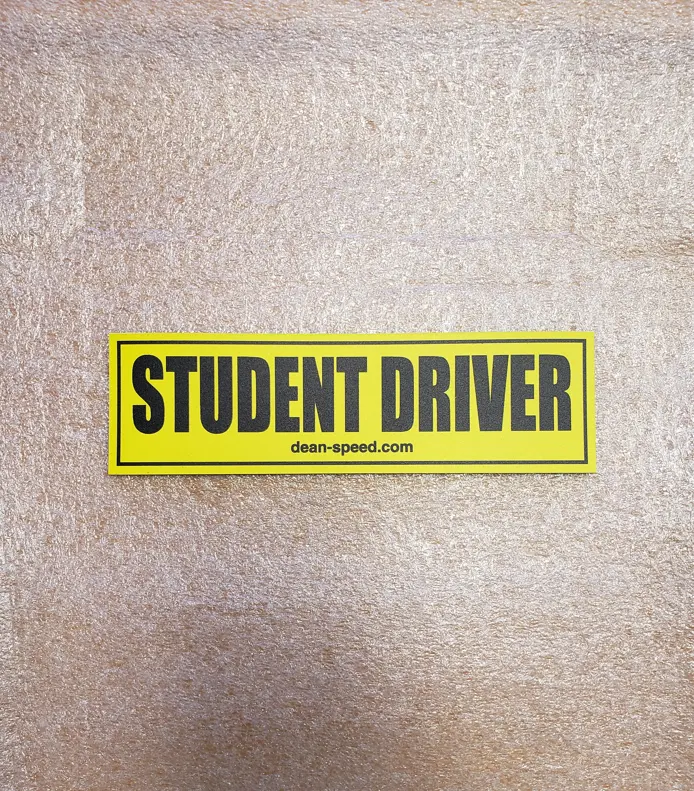Dean Speed Student Driver Vehicle Magnet 1