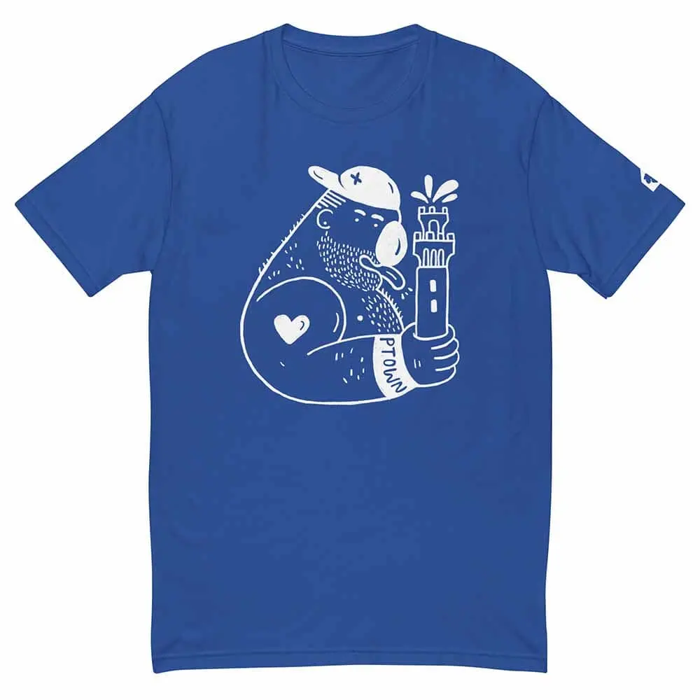 Pilgrim Monument Ptown Bear T-Shirt 3