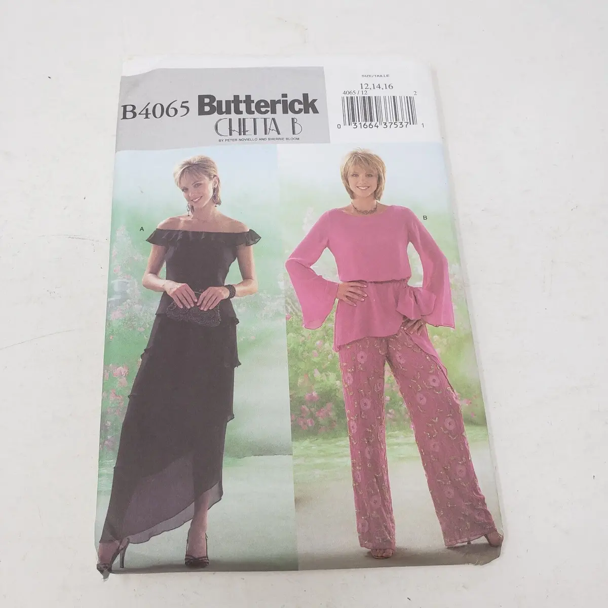 Butterick B4065 Chetta B Top Maxi Skirt Pants Sewing Patterns Womens Sz 12-14-16 1