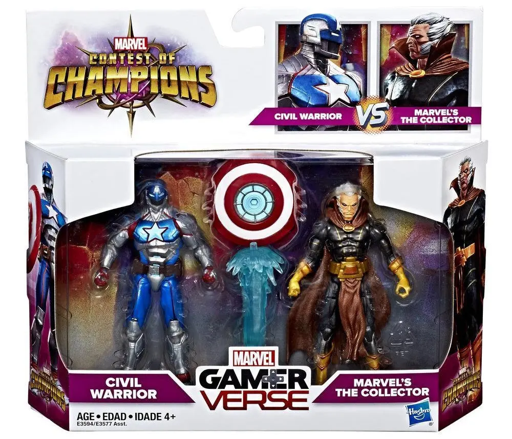 Hasbro - Marvel Gamerverse - Contest Of Champions - Civil Warrior & The Collector (E3594) Low Stock 1