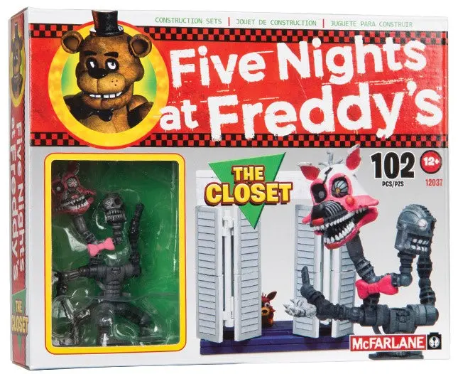 Mcfarlane Construction Set - Five Nights At Freddy's - The Closet + Nightmare Mangle Figure (12037) 1