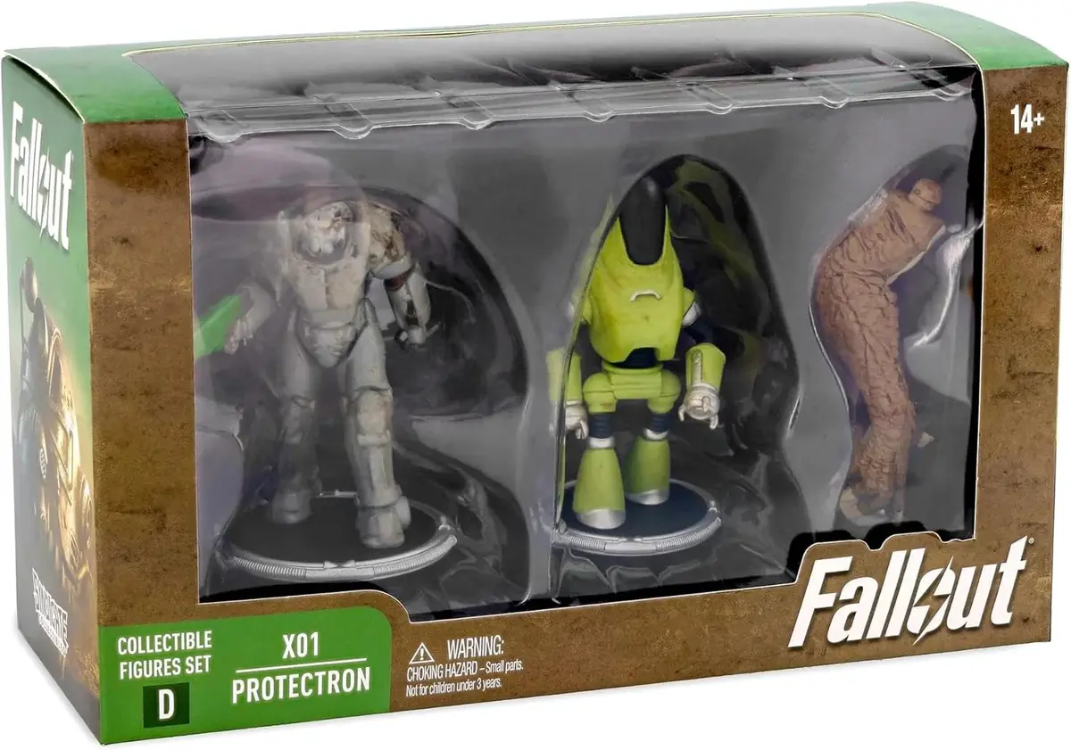 Syndicate Collectibles - Fallout - Set D - X01 Power Armor And Protectron Figures 2-Pack (63153) Low Stock 1