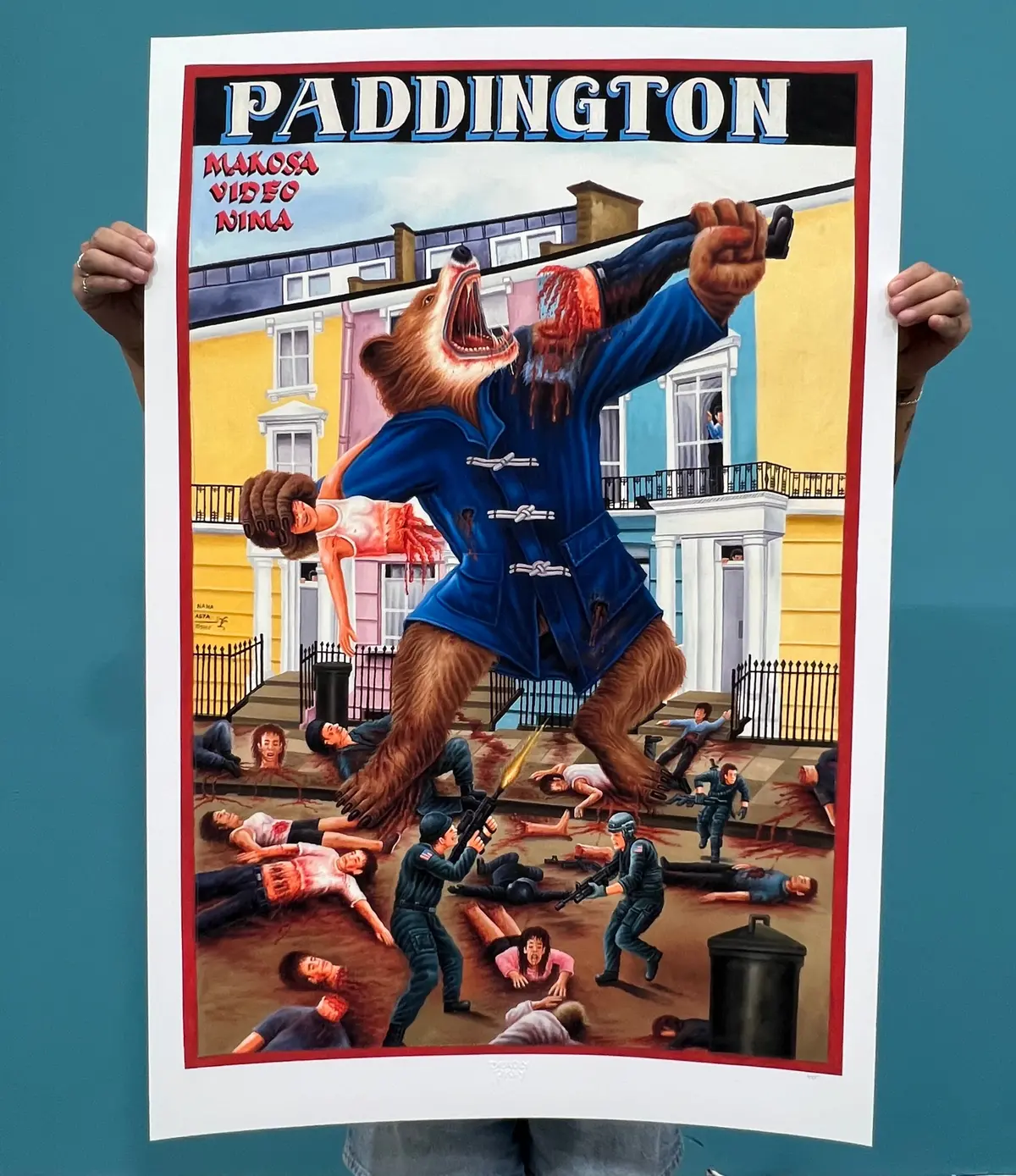Paddington - Archival Giclée Print From Static Medium By Mr. Nana Agyq (Artist’S Proof) 1