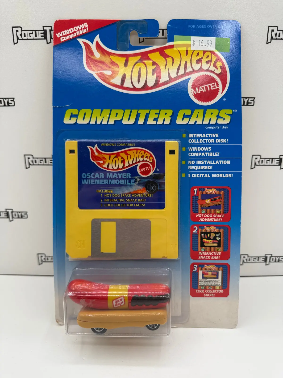 Mattel Hot Wheels Computer Cars Oscar Mayer Wienermobile 1