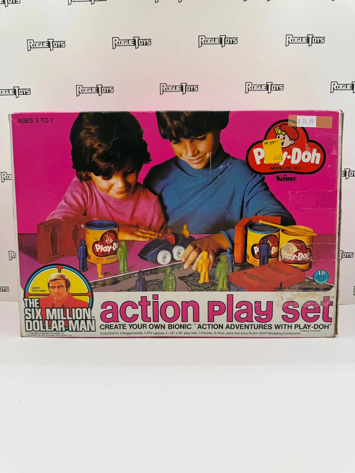 Kenner X Play-Doh The Six Million Dollar Man Action Play Set 1