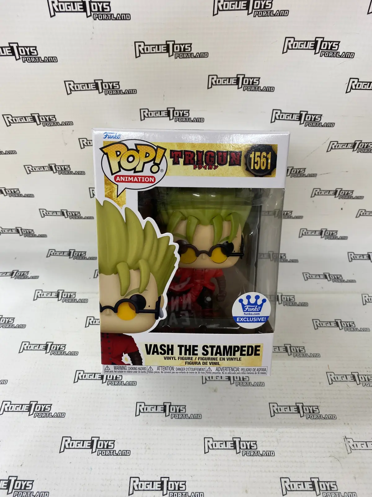 Funko Pop! Animation Trigun Vash The Stampede #1561 Funko.Com Exclusive 1