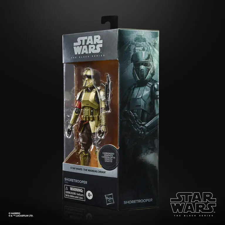 Star Wars Black Series - The Mandalorian - Shoretrooper (Carbonized) Exclusive Action Figure (F2878) 2