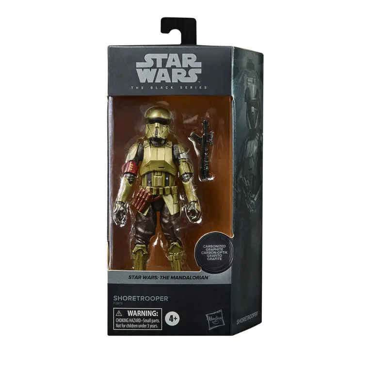Star Wars Black Series - The Mandalorian - Shoretrooper (Carbonized) Exclusive Action Figure (F2878) 1