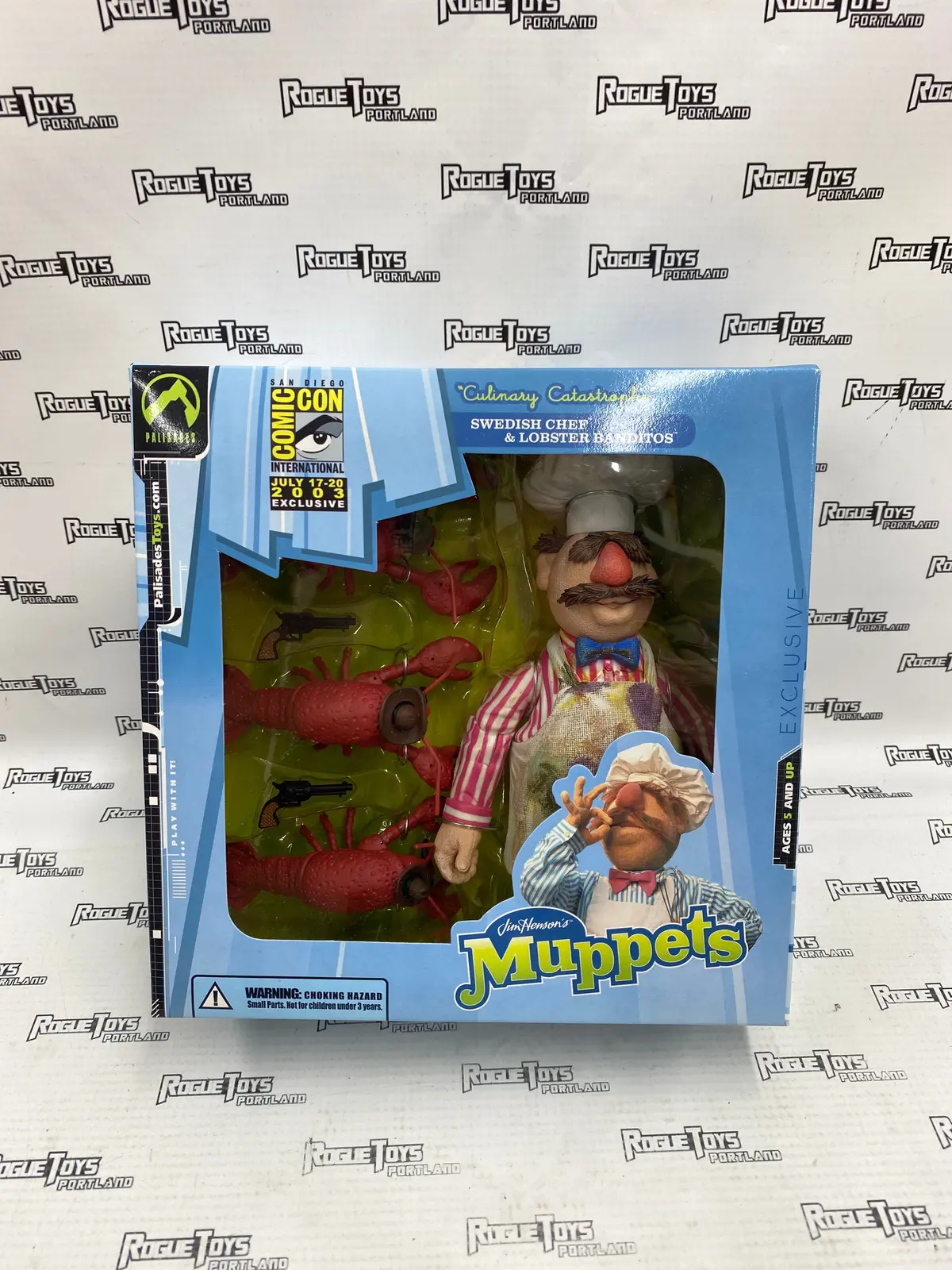 Palisades Muppets Culinary Catastrophe Swedish Chef & Lobster Banditos (Sdcc 2003) 1