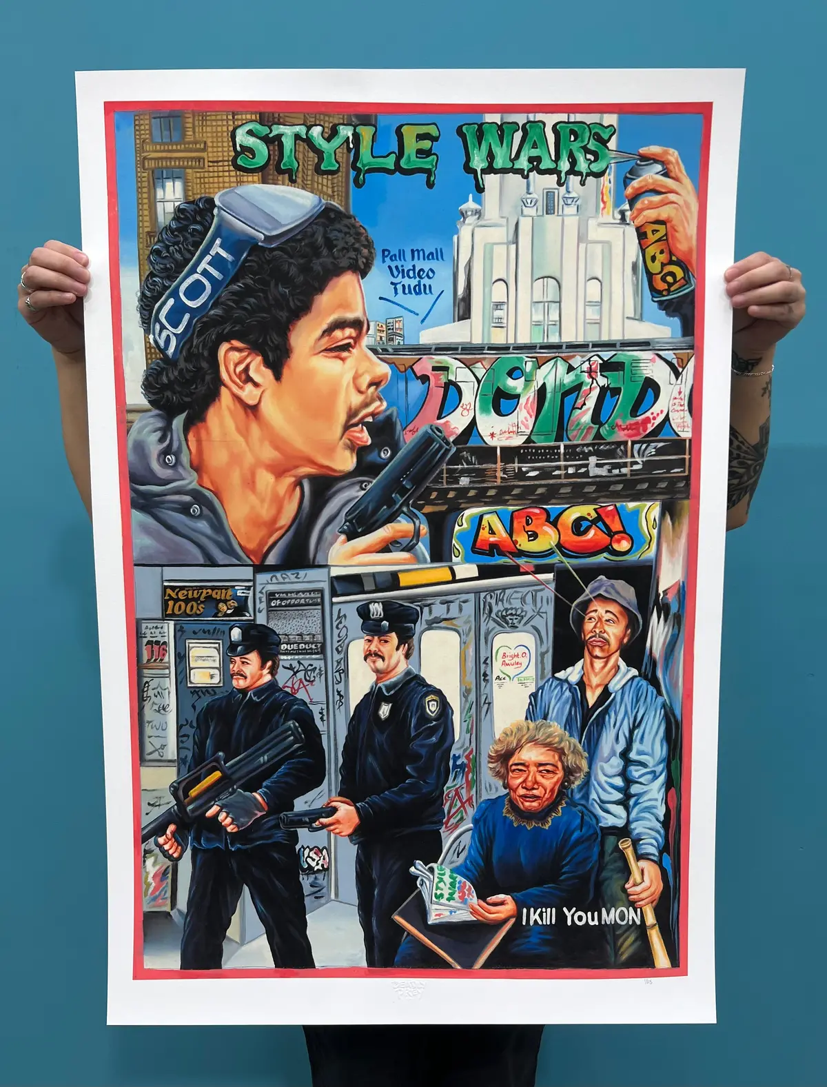 Style Wars - Archival Giclée Print From Static Medium By Bright Obeng (Artist’S Proof) 1
