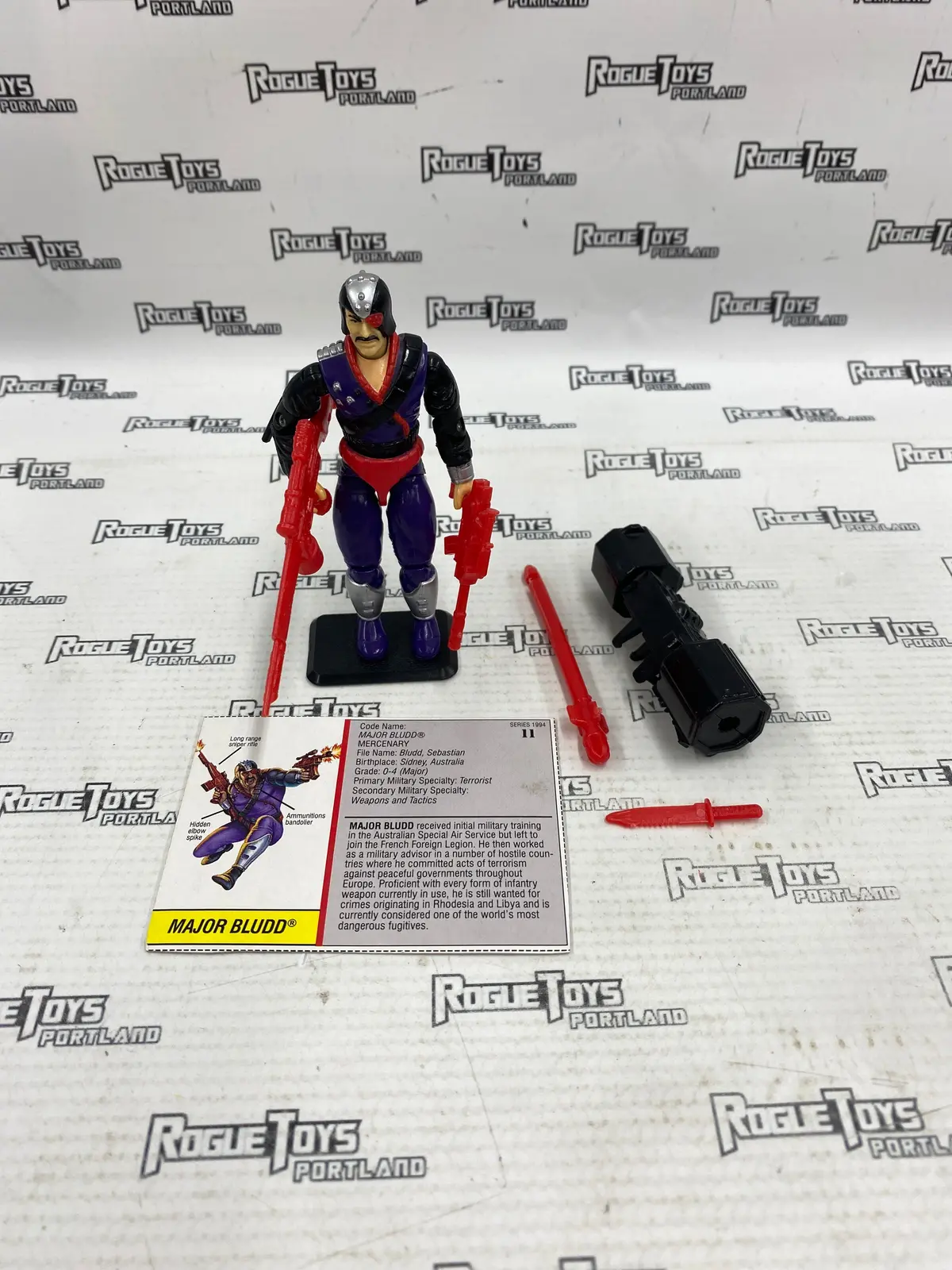 Vintage Gi Joe Major Bludd V3 1
